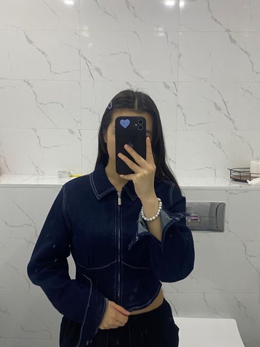 Джинсовка с замком