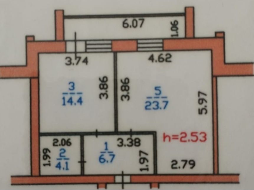 Продам 1 ком квартиру