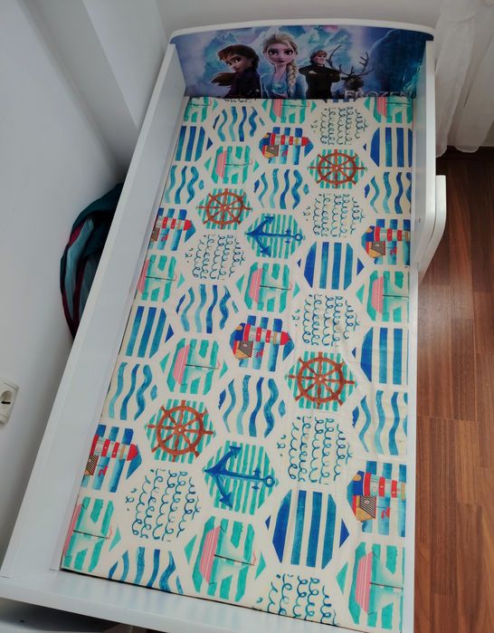 Pat fetițe Elsa nou doar asamblat