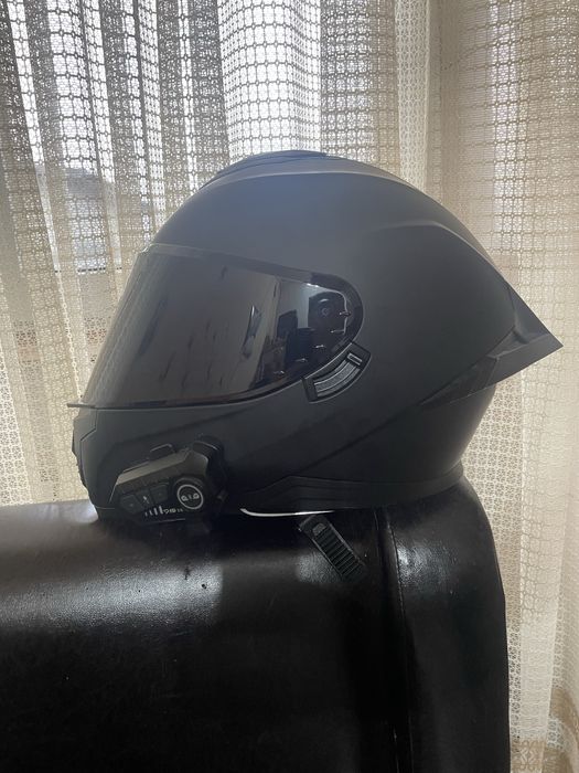 Casca moto negru mat