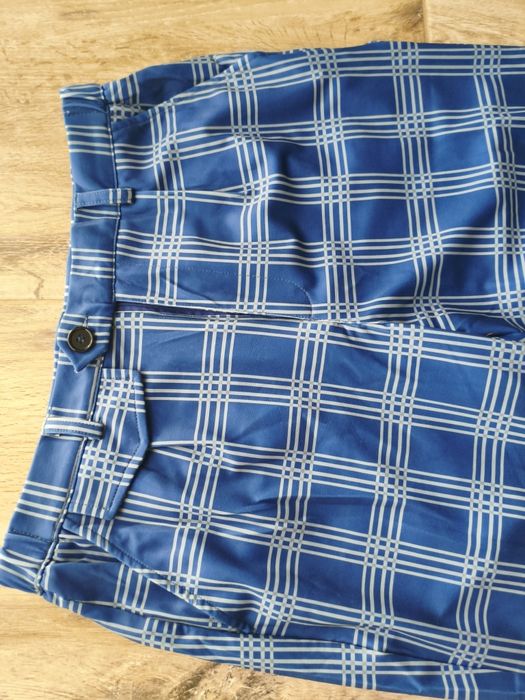 Pantaloni chino Runcati bărbați – slim fit, bleumarin, noi L , XXL