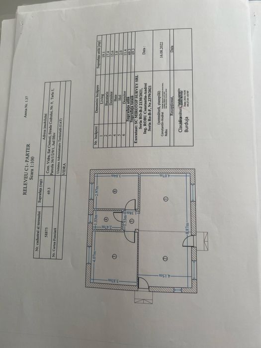 Particular vand casa individuala tip parter in Comuna Berceni - Vidra