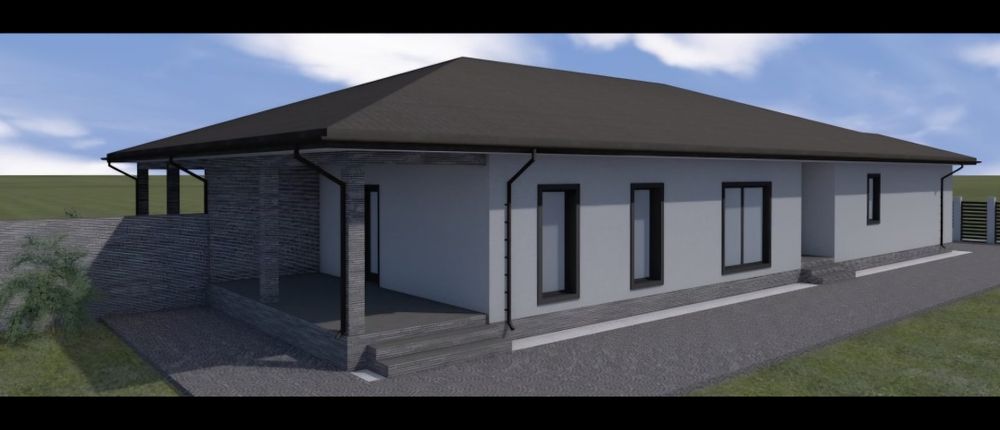 Casa duplex parter Giroc , 445mp teren fiecare jumătate , 114 mp utili