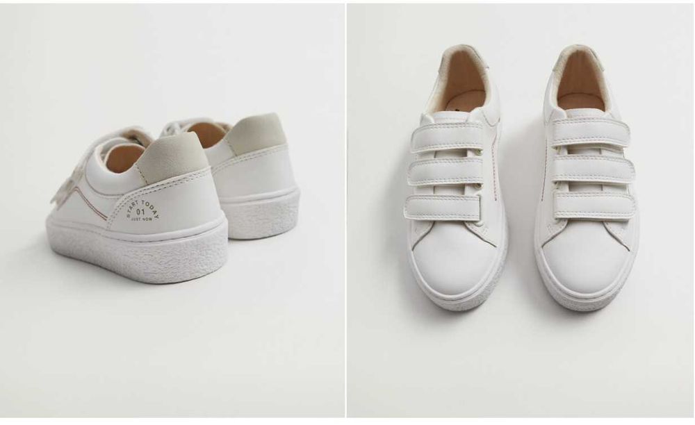 Mango masura 38 Pantofi sport cu benzi cu scai