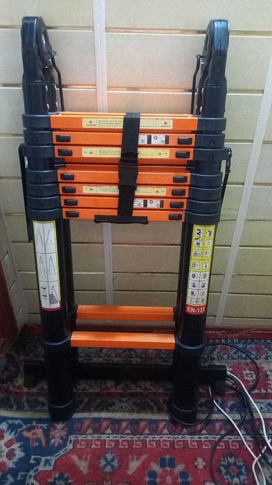 Teleskopik alyuminiy narvon, Tелескопическая алюминиевая лестница