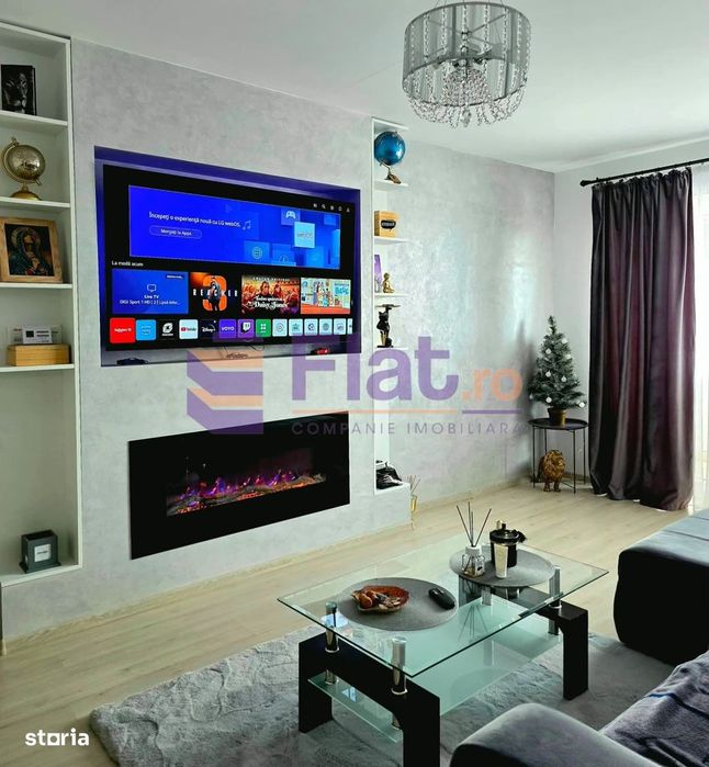 Apartament cu 2 camere de vânzare - 53 mp, complet mobilat și utilat