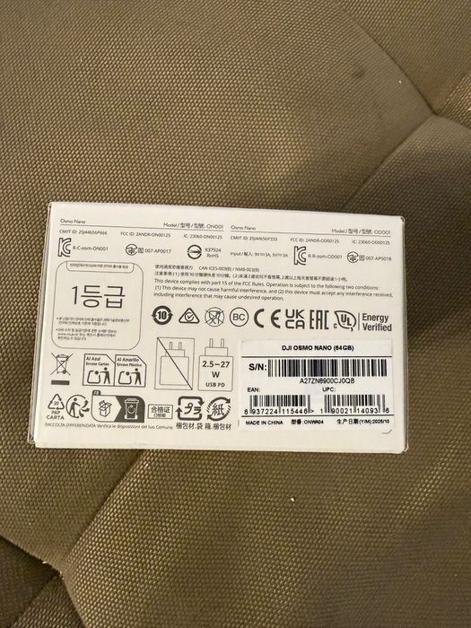 Camera DJI OSmo Nano Standard Combo 64 GB Sigilat