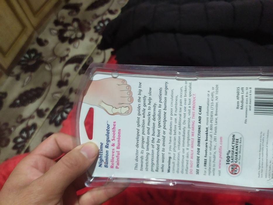 Oyoq uchun togirlagich bosh barmoqni