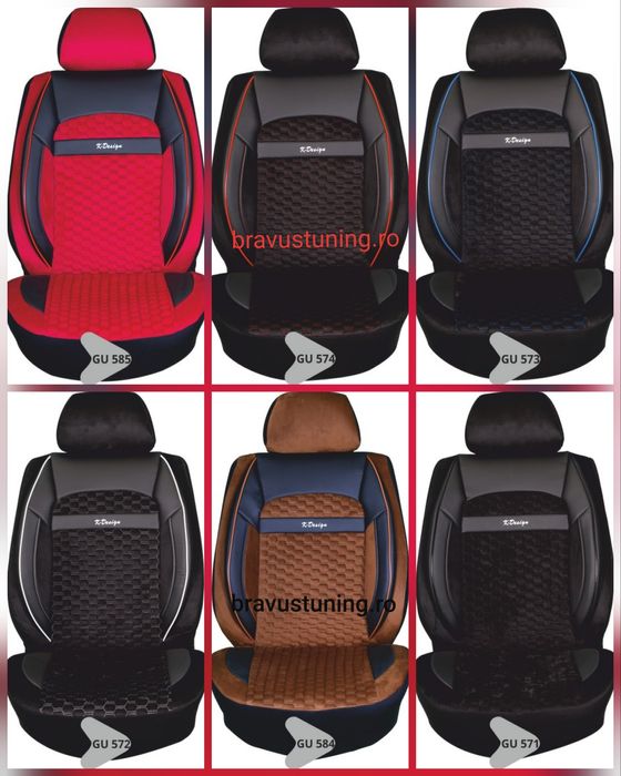 Huse scaun auto VELUR Passat,Opel Astra /Insignia, Ford,Skoda Octavia