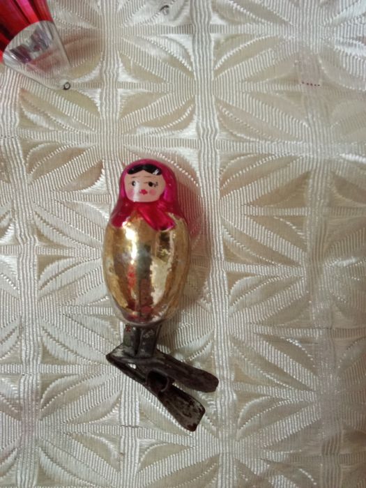 Ёлочные игрушки СССР ( картонаж и стеклянные )