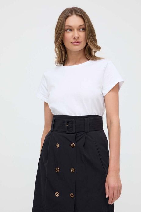 Тениска Twinset,лого с кристали,L/XL, 100%памук,нова с етикет!