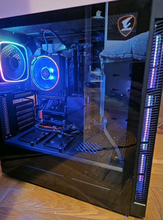 Calculator,unitate PC Ryzen 5 5655G,B550m,16gb DDR4,SSD+HDD,noua