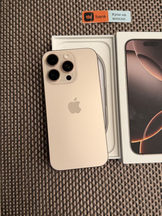 КАТО НОВ•iPhone 16 Pro DesertTitanium* 128GB! *ЛИЗИНГ TBI