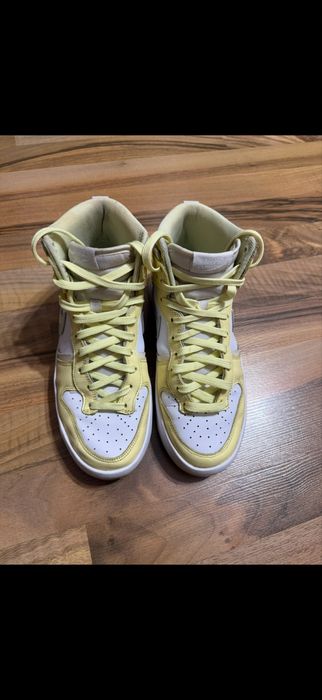 Vand Nike Dunk High Up Light Yellow Marimea 39
