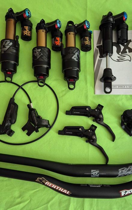 Чисто нови Fox, RockShox Sram, Race Face, SDG, RENTHAL, Magura