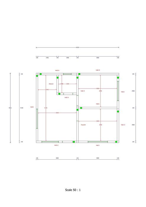 Бунгала, Преместваеми къщи, Контейнери, Фургони 35м2 - 5.42м х 6.42м