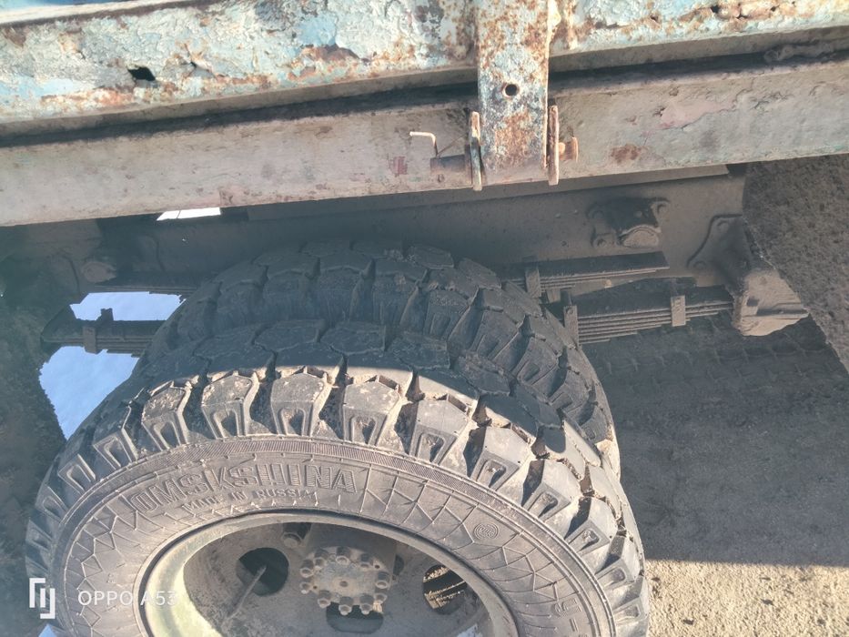 Газ53 самасвал газ бензин на ходу