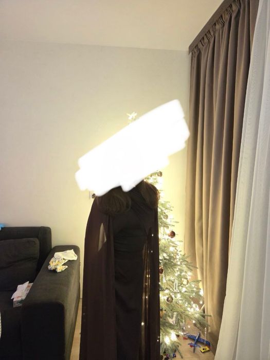 Продаем платье коричневое длинное