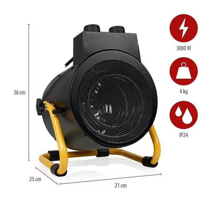 Tristar KA-5061 aeroterma ceramica industriala 3000W 49dB 3 trepte