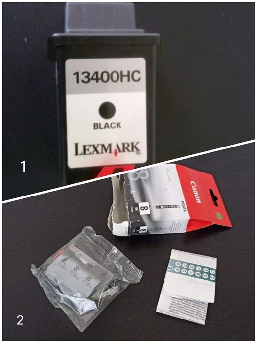 cartus imprimanta cu cerneala Lexmark canon pixma 8 bk black negru