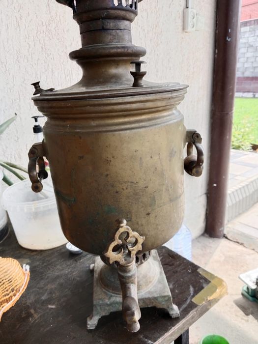 Самовар, антиквариат, старинный самовар