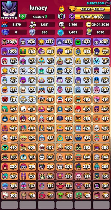 Продам личный аккаунт BRAWL STARS