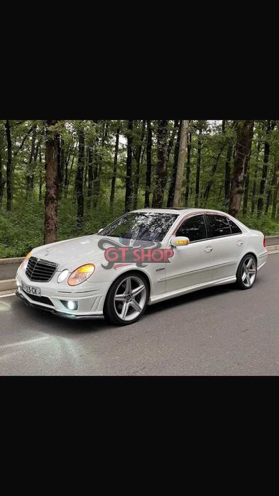 Бампер на Mercedes W211 (E-Class) стиль AMG 63 до рест / рест