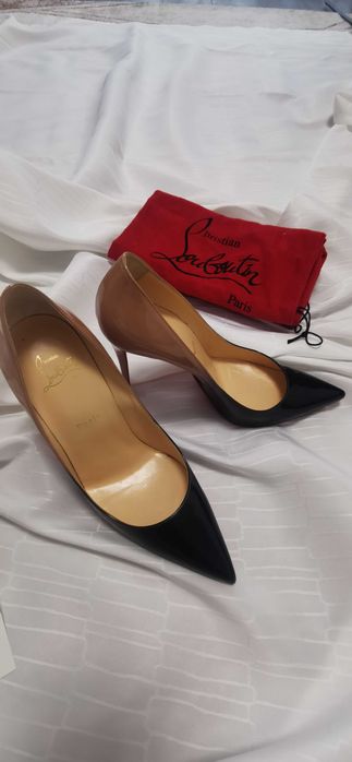 CHRISTIAN LOUBOUTIN So kate 100 Negru Bej Ombre