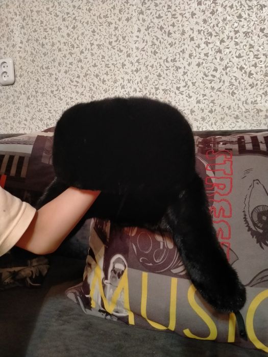 Норковая шапка ушанка