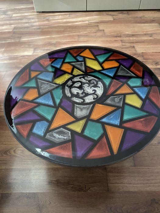 Vand blat pentru masa de cafea din rasina epoxidica.