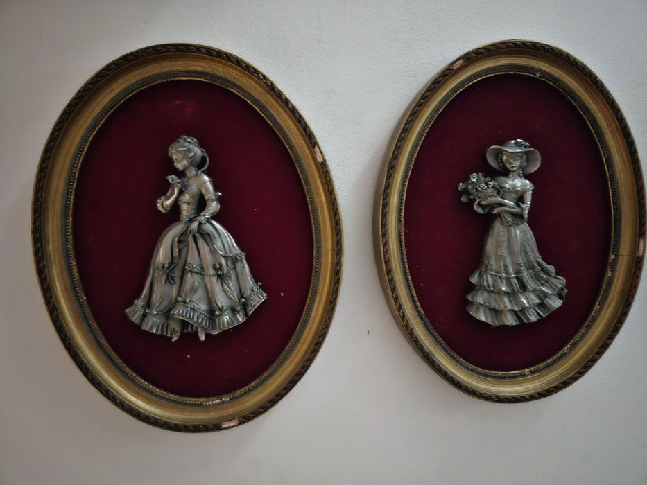 Tablou vintage pe catifea