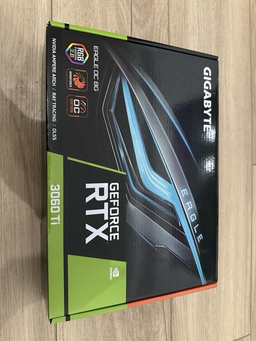 Placă video Gigabyte GeForce RTX 3060 Ti Eagle OC 8GB GDDR6 – Cutie originală
