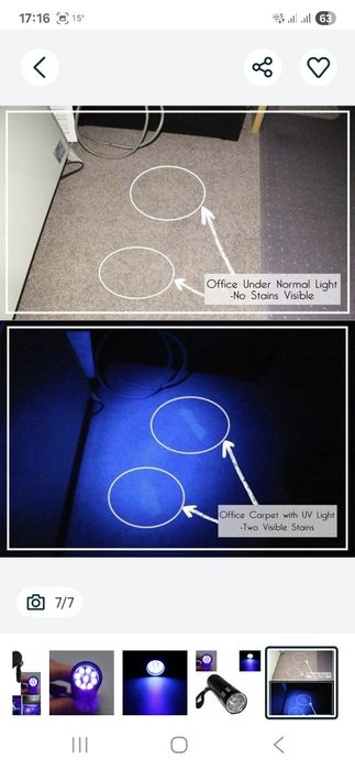 Lanterna UV Ultra Violet