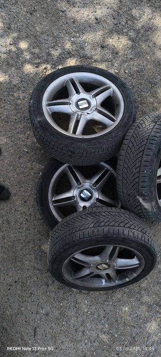 Оригинални джанти с гуми Seat 17 5x100 57,1