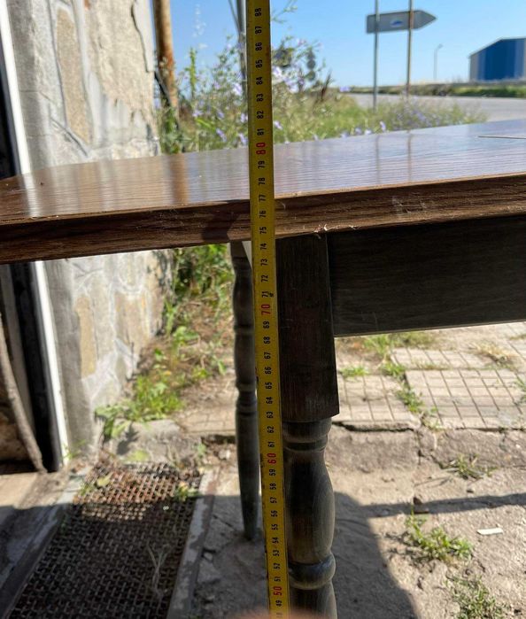 продавам старинна масивна разтегателна трапезна маса