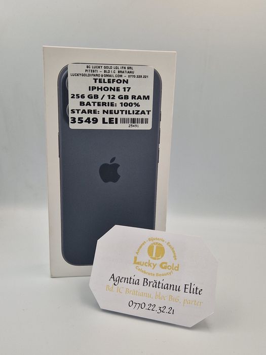 Iphone 17 256 GB Bat 100 Neutilizat cod 25491