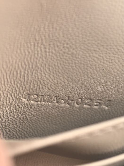 Дамско портмоне Dior Glycine Compact Wallet Blue Cannage Lambskin