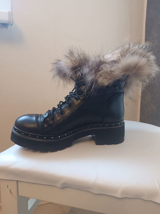 Дамски боти естествена кожа