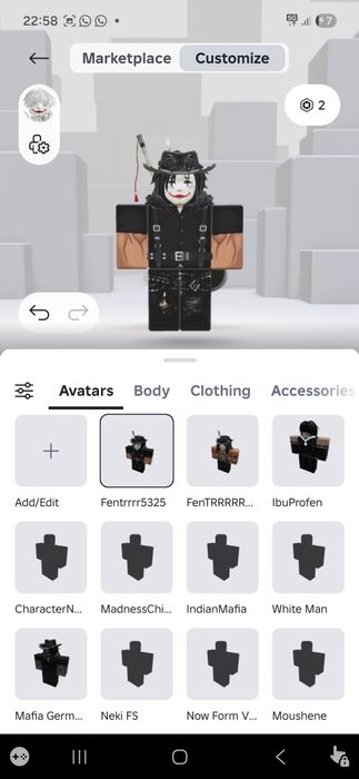 Продам ценный аккаунт в Roblox!