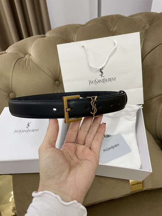 Curea YSL negru cu accesorii