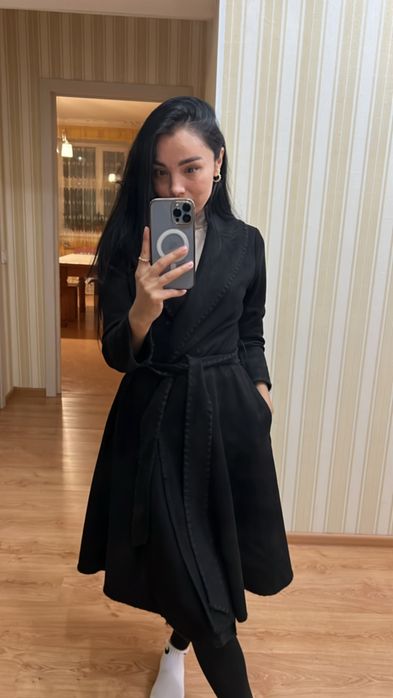 Накидка натуральная замша