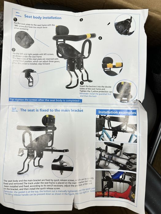 Scaun copil bicicleta