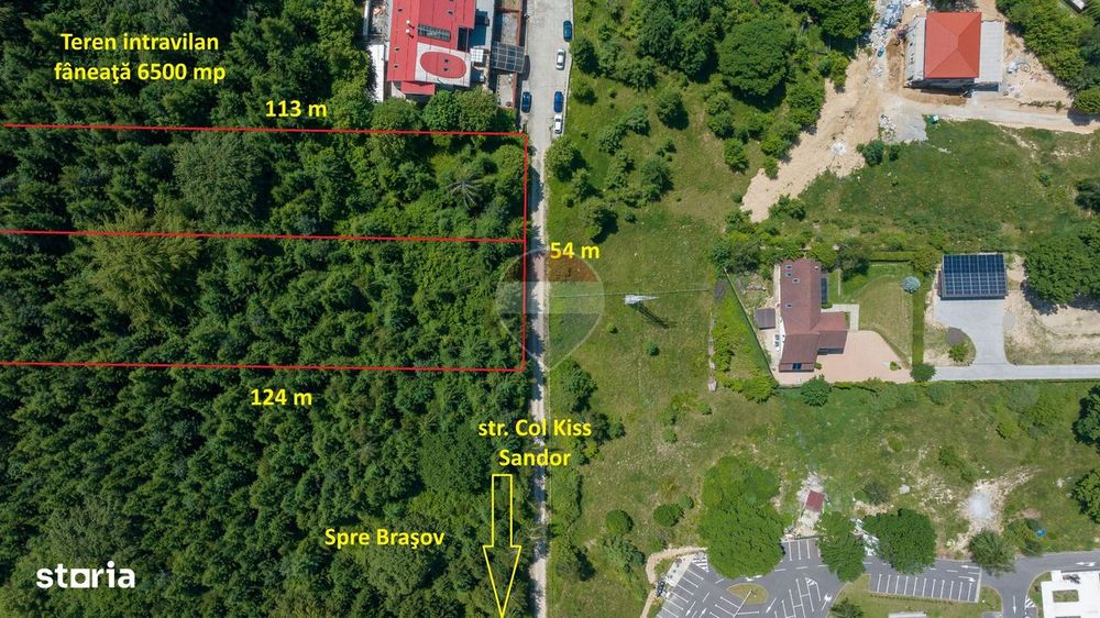 Teren intravilan, 3000 mp, Dâmbu Morii
