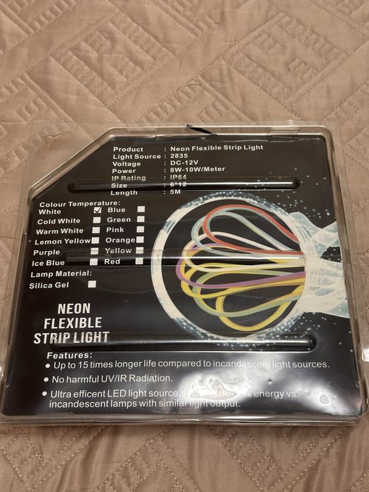 Гибкий неон лента новый!!!