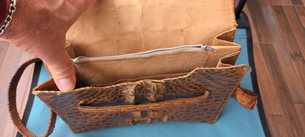 Geanta piele crocodil serie limitata