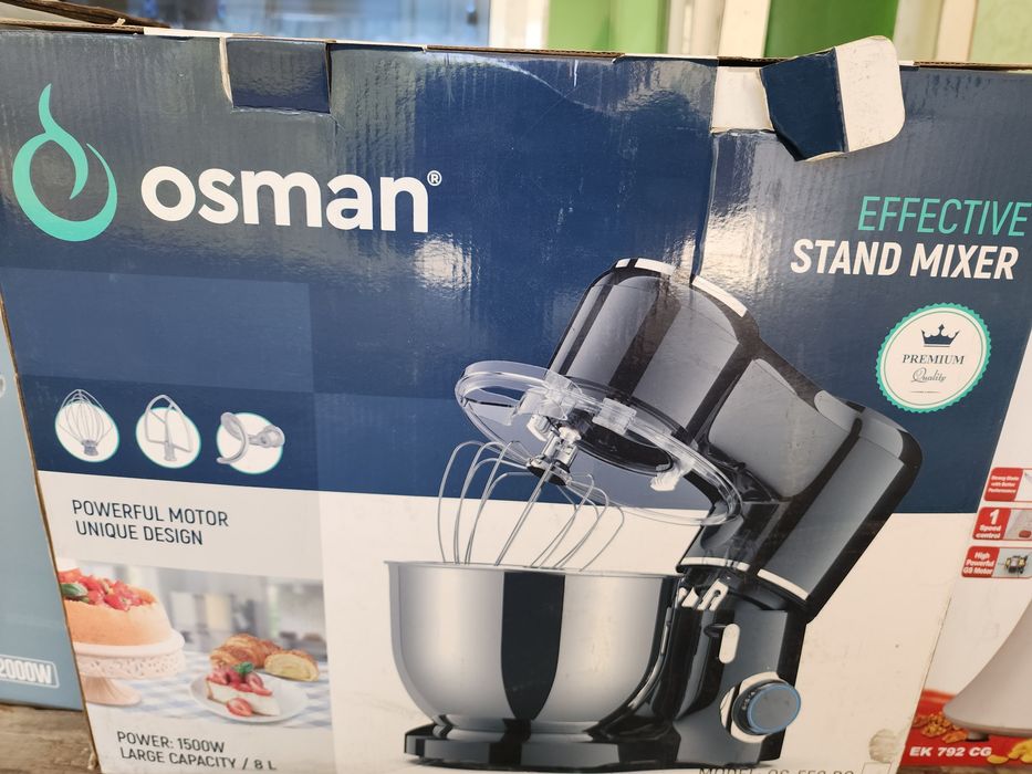 Osman aralashtirgich 8 Litrli  3 hil nasatkasi bor