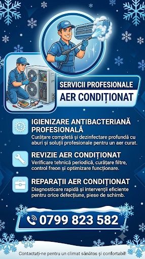 Service Reparatii aer conditionat Verificare freon Igienizare aer conditionat
