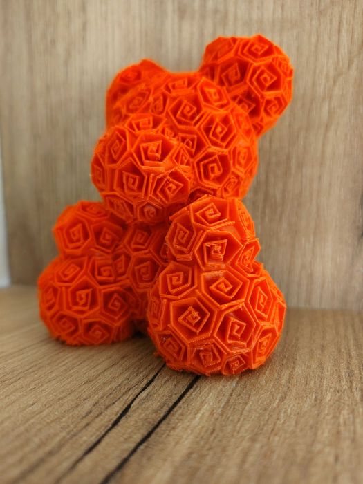 3D декоративно мече с рози - Перфектен подарък за Свети Валентин