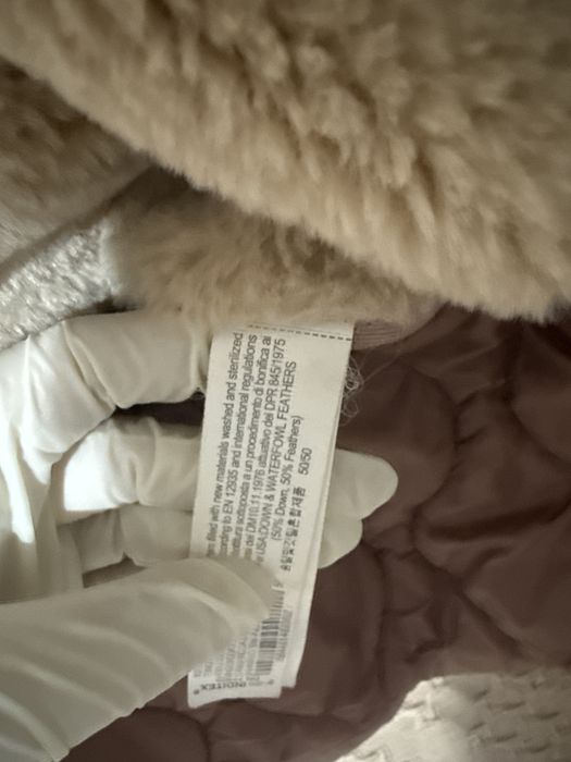 Geaca iarna zara fete 4-5 ani cu puf natural