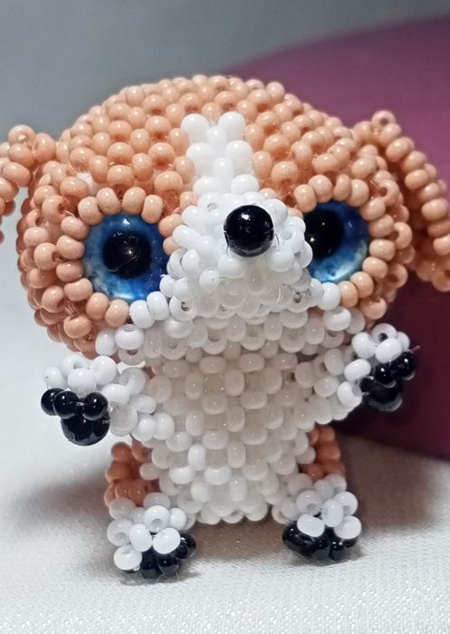 Бисер, плетение, ручная работа.